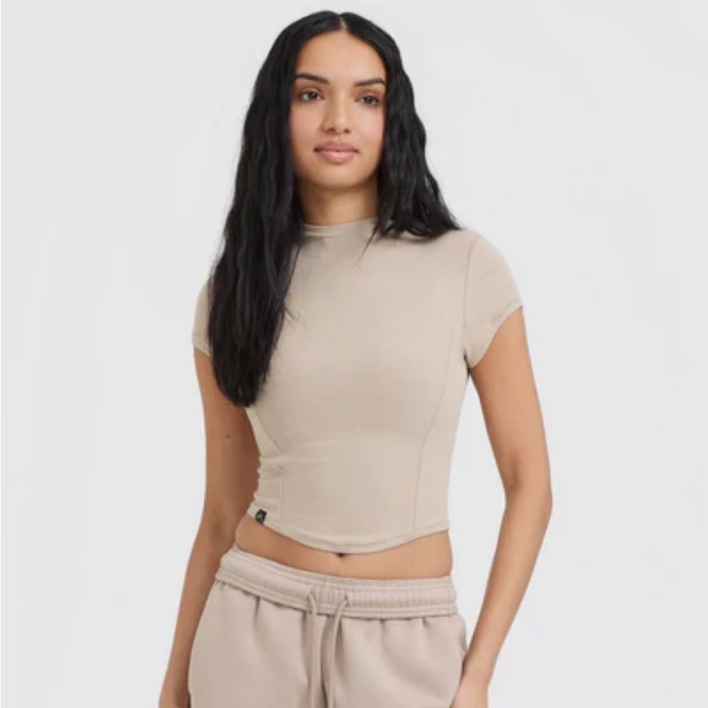 Oner active mellow rib mocked crop